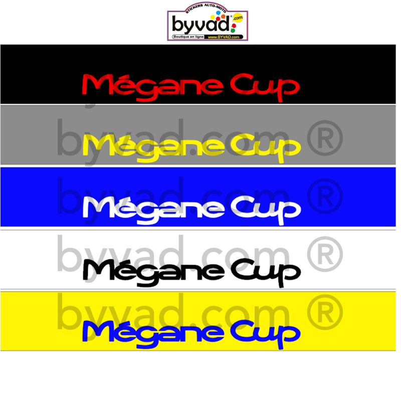 bande pare soleil Mégane cup