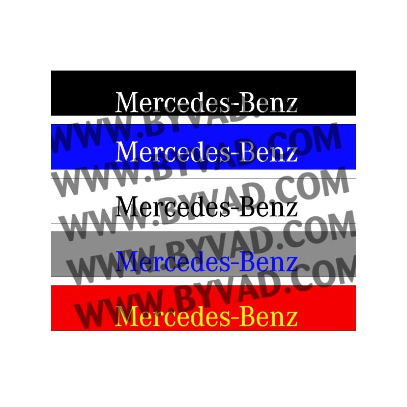 BANDEAUX PARE SOLEIL MERCEDES - STICKERS MERCEDES - STICKERS MARQUE AUTO -  BYVAD