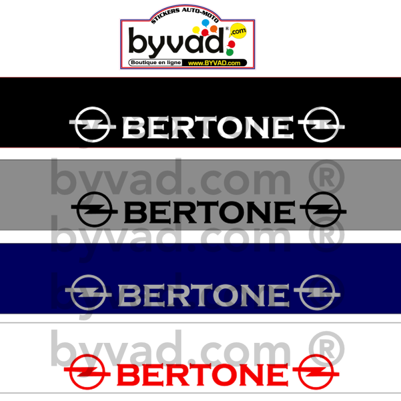 Bande pare soleil opel Bertone