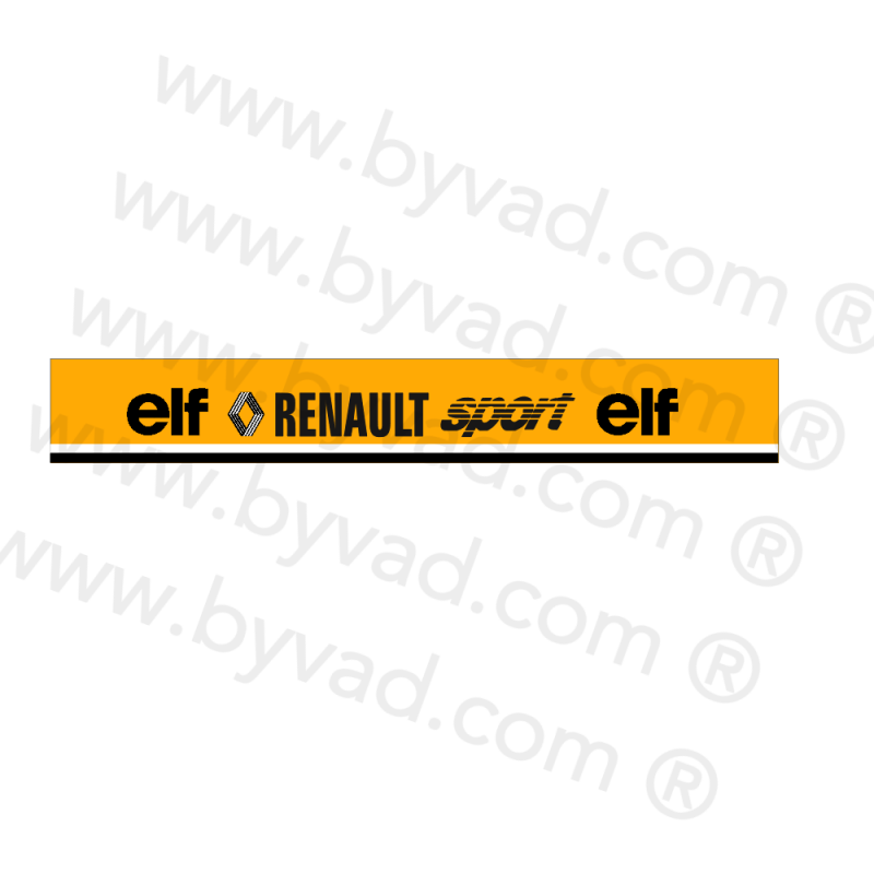 Bandeau pare soleil Renault elf