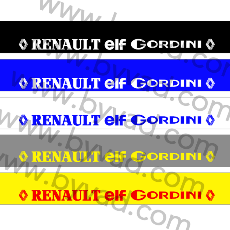 Bandeau Pare soleil RENAULT ELF GORDINI