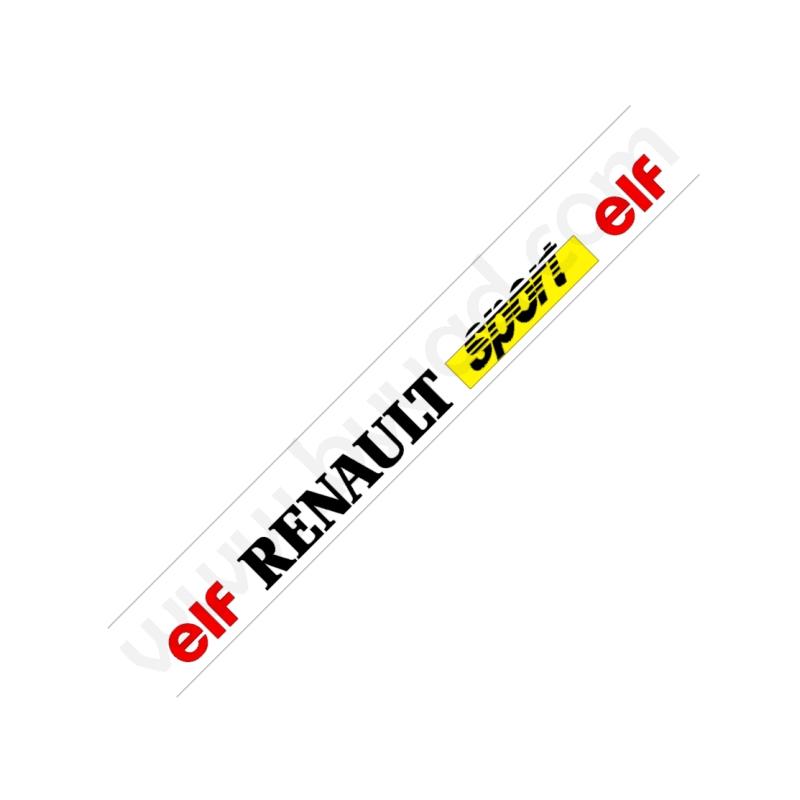 Bandeau pare soleil Renault ELF ancien