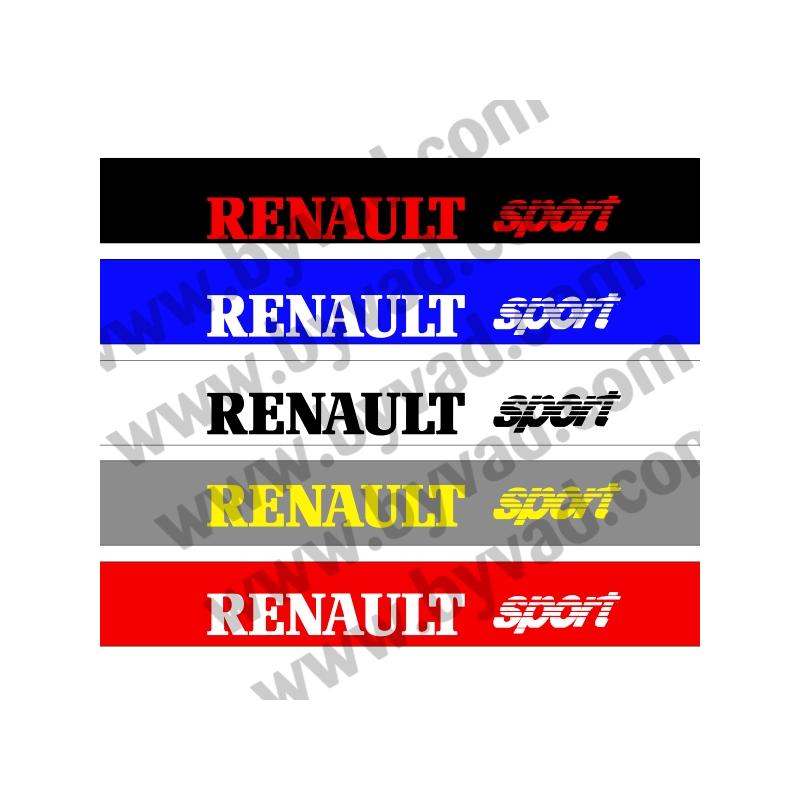 Bandeau pare soleil Renault sport