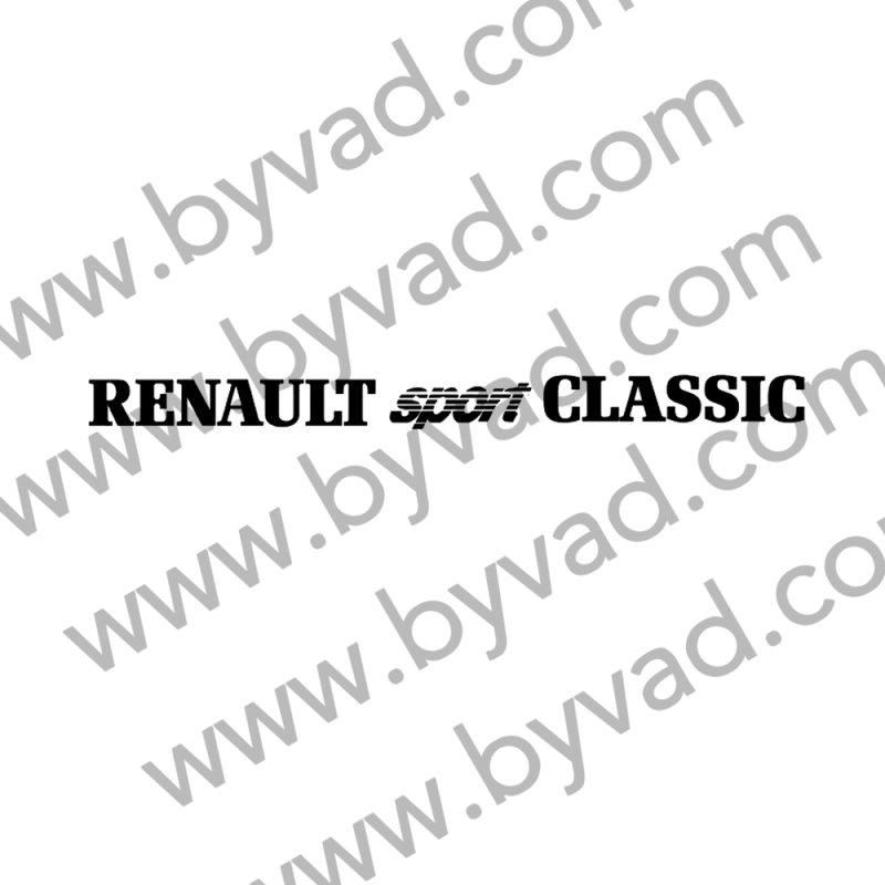 Stickers autocollant voiture logo RENAULT –