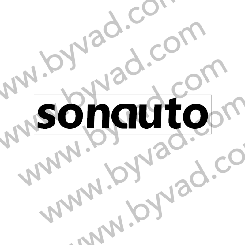 1 autocollant SONAUTO
