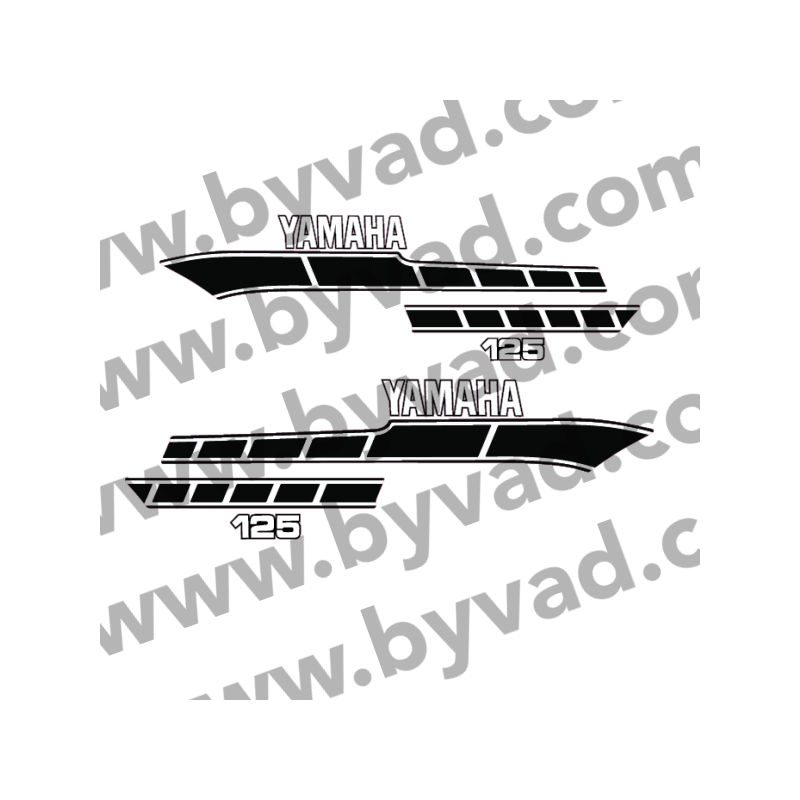 Stickers pour Yamaha 125 RS DX 1977
