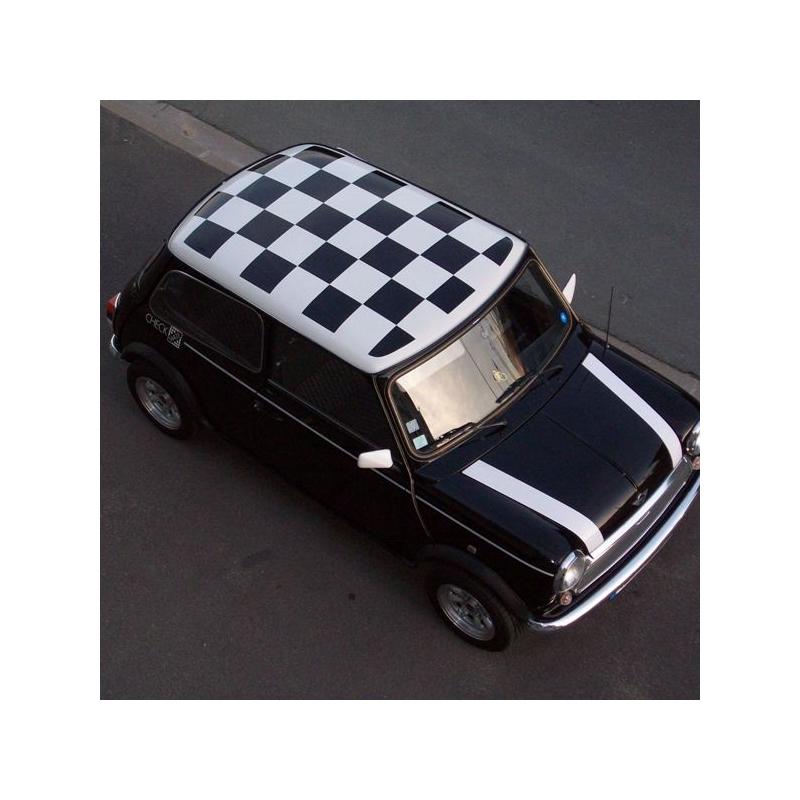 Sticker de toit damier austin mini - STICKER AUSTIN - STICKERS