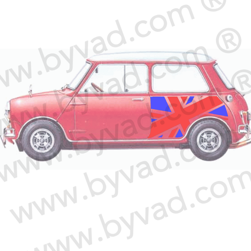 Union Jack Aile Arrière austin mini