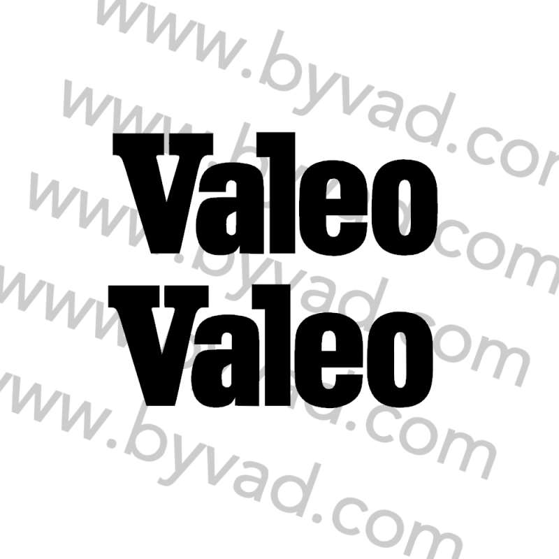 Deux stickers Valéo