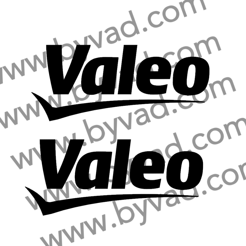 Deux stickers Valéo