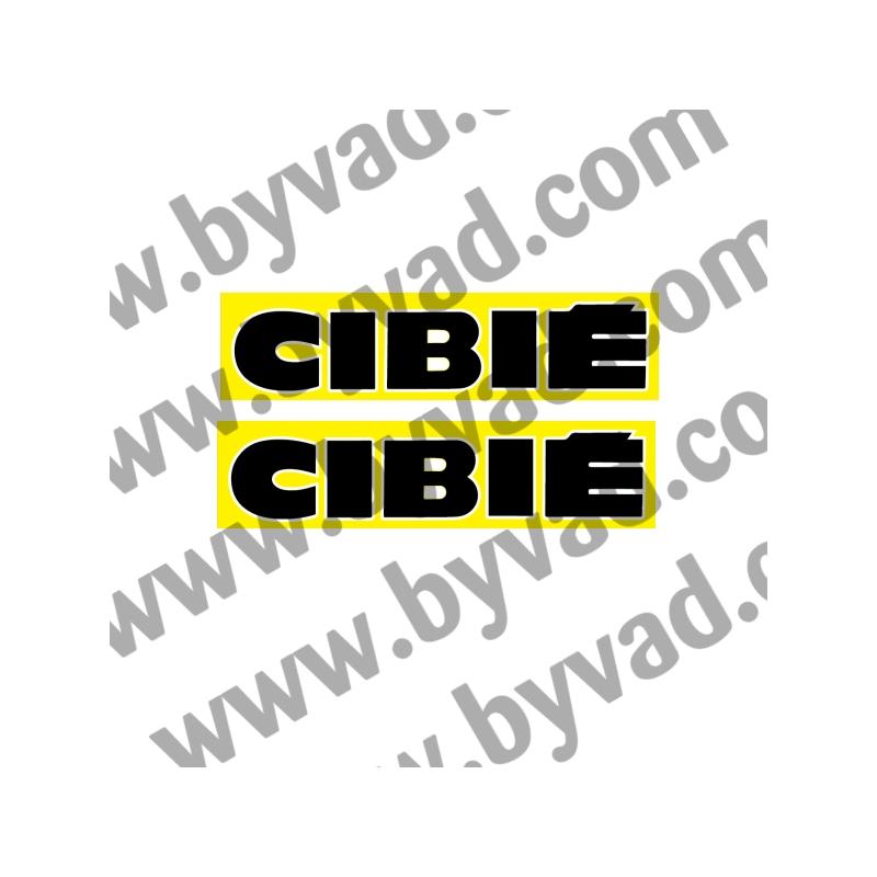 2 Autocollants CIBIE