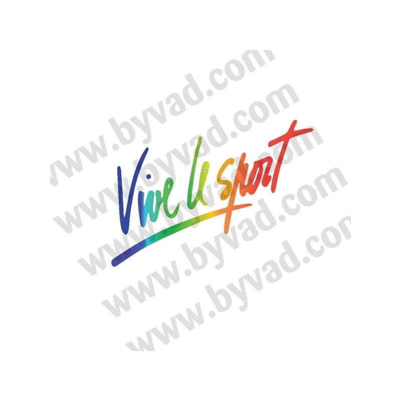 Sticker vive le sport