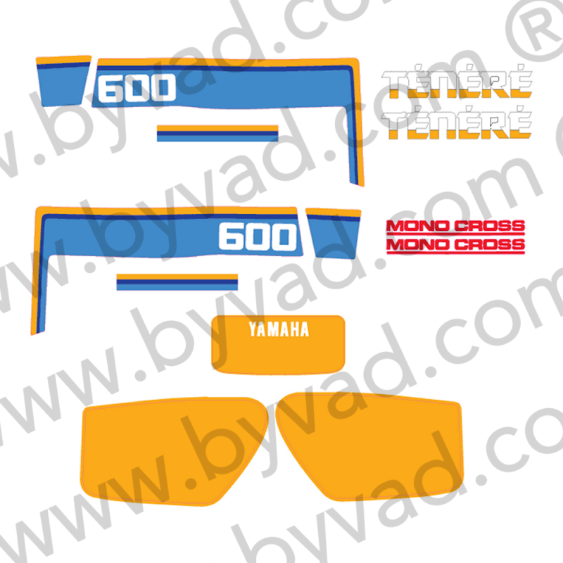 Kit déco Yamaha 600 XT 1JV