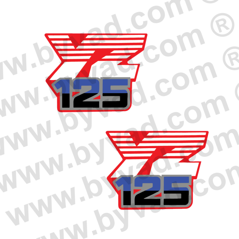 Autocollants de caches Yamaha 500 XT