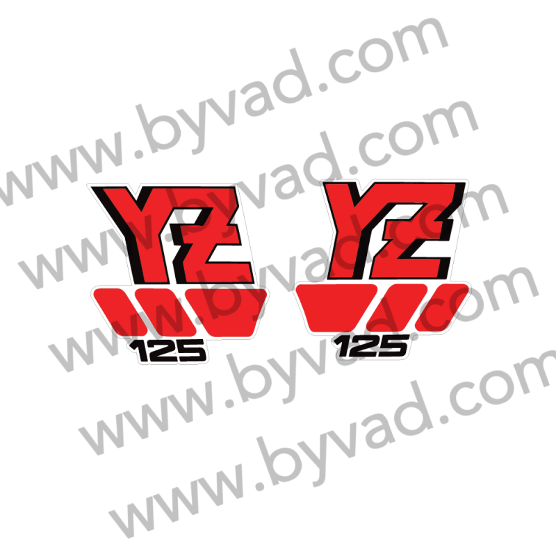Kit complet stickers YAMAHA 125 YZ U 1988