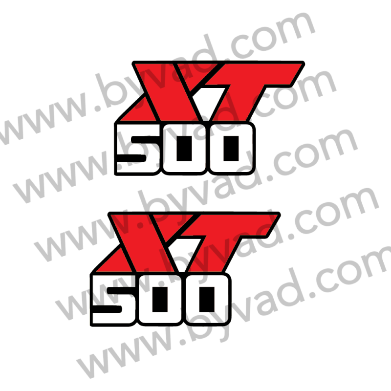 Stickers moto Yamaha 500 XT