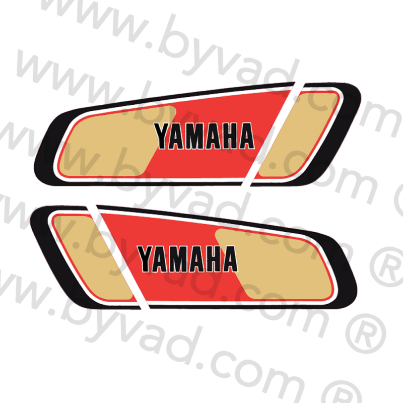 Autocollants Yamaha 500 XT 1977