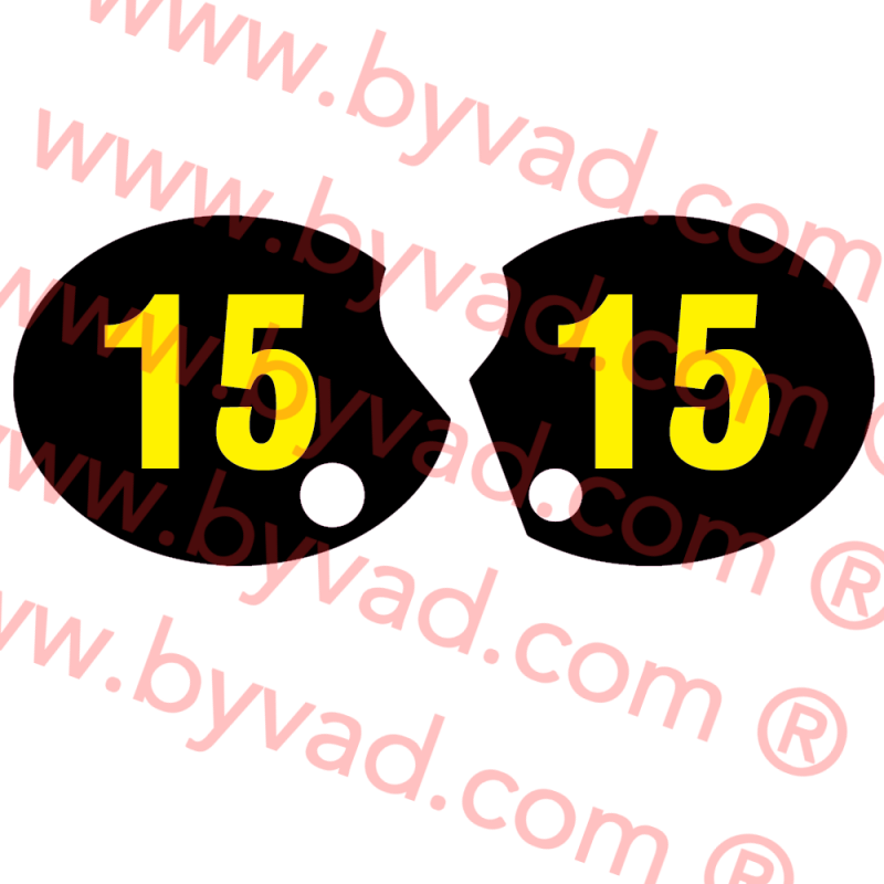 Autocollants de caches Yamaha 500 XT