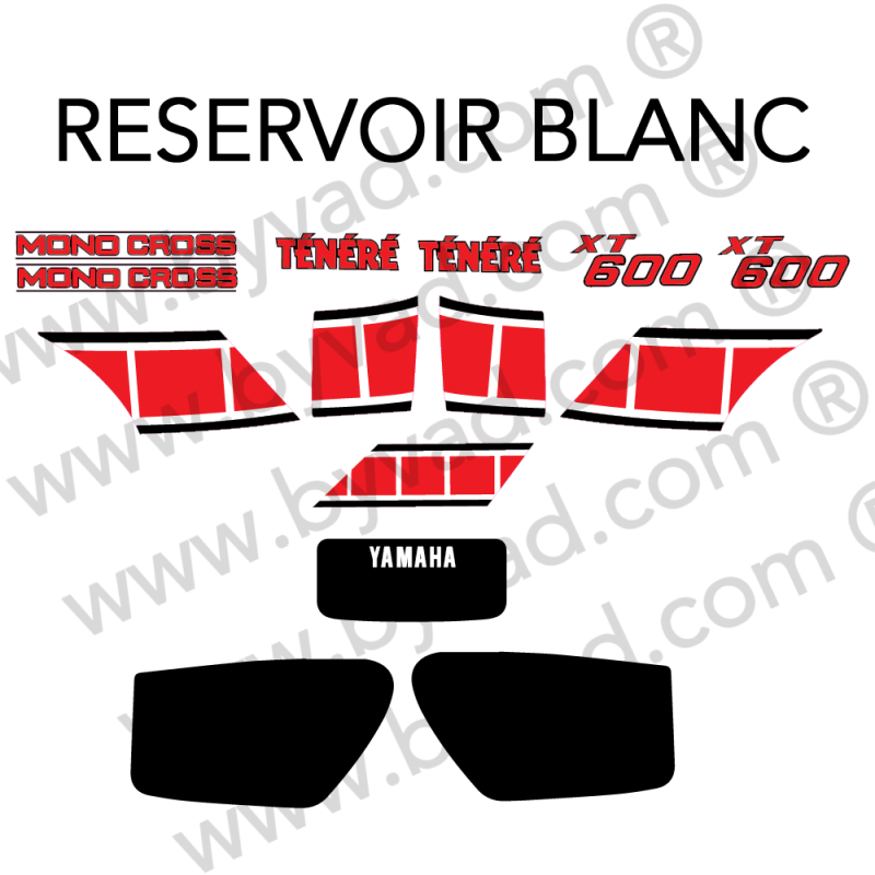 Kit stickers Motos YAMAHA 600 XTZ 34L