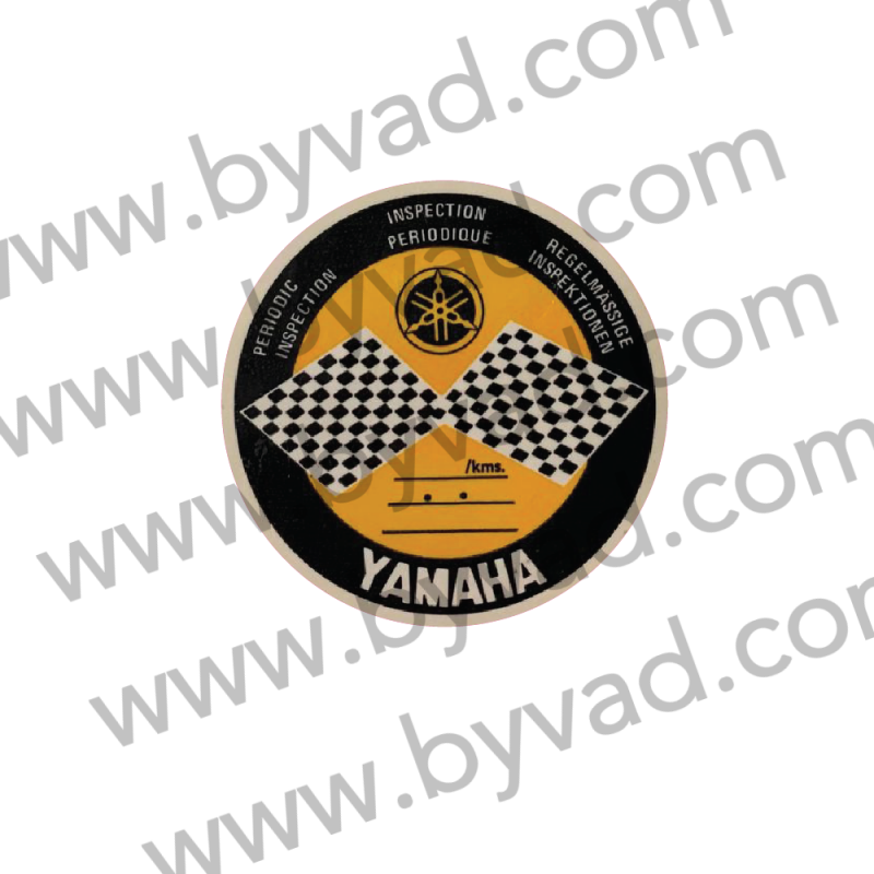 Sticker Inspection Yamaha