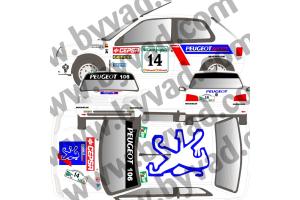 Kit déco Peugeot 106 CORTE INGLES 95