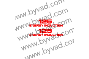 2 stickers YAMAHA 125 ENERGY INDUCTION type DTLC