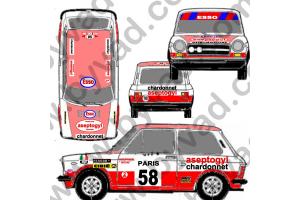 Kit déco Autobianchi A112 Abarth 