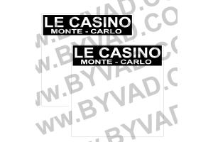 2 Fonds de portière CASINO MONTE CARLO