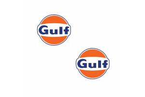 2 Stickers Gulf 20 cm