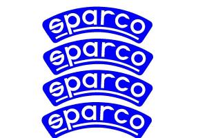 Kit 5 stickers de jante SPARCO