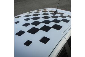 Sticker de toit Damier MEGANE 3