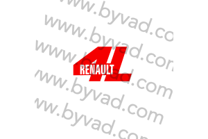 Autocollant monogramme 4L Renault