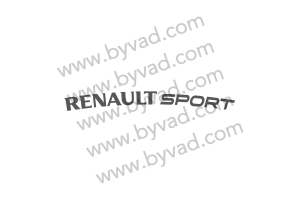 Sticker Renault Sport  pour aileron clio 3 cup