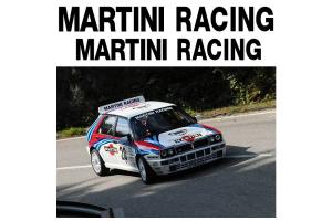 Kit 2 stickers pour aileron Lancia DELTA Martini