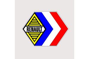 Autocollant Renault Compétition