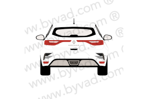 Autocollant Renault 8 MAJOR - STICKERS RENAULT - STICKERS RENAULT -  STICKERS MARQUE AUTO - BYVAD