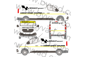 Kit déco Assistance Renault Sport taille M (Trafic, Vito, Transporter)