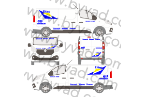 Kit déco Assistance Renault Sport DIAC taille M (Trafic, Vito, Transporter...)