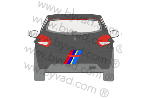 PEUGEOT SPORT GTI autocollant sticker 3D logo PEUGEOT 181044 : GEOPLACK  Articles personnalisés et Cadeaux pour Hommes