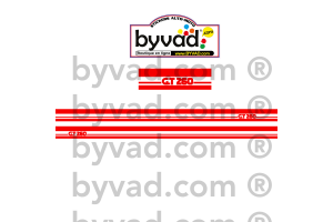 Kit de bandes Latérales MUSTANG