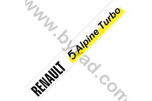 Bandeau pare soleil Renault 5 Alpine Turbo