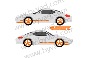 Kit Bandes latérales Porsche Cayman / Boxster type 987