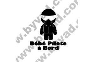 Stickers Bébé Pilote à Bord