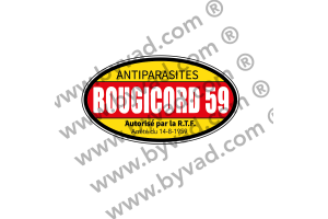 Autocollant Antiparasite BOUGICORD
