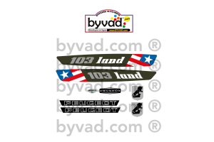 Kit déco Peugeot 103 LAND