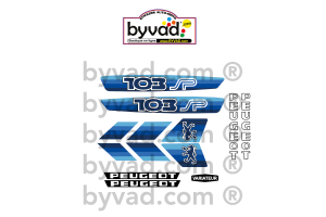 Kit autocollants Peugeot 103 SP Bleu