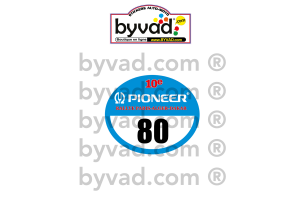 1 Plaque de Rallye Adhésive Paris Dakar 1988 format moto