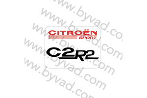 Sticker de tableau de bord citroen C2R2