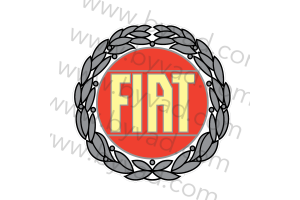 Sticker logo fiat 1980