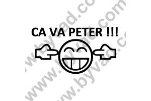 Sticker "ca va peter"